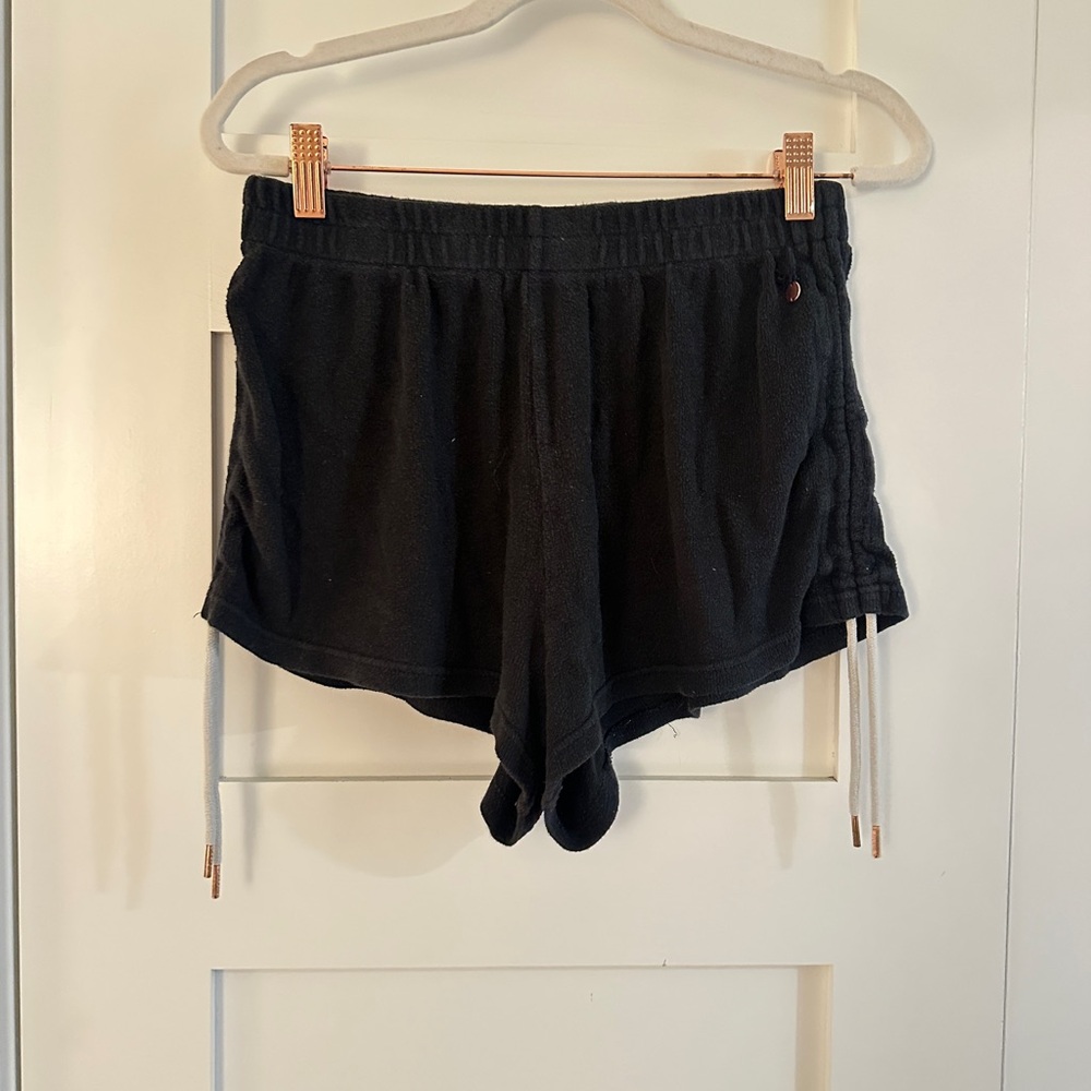 Volcom black womens lounge shorts